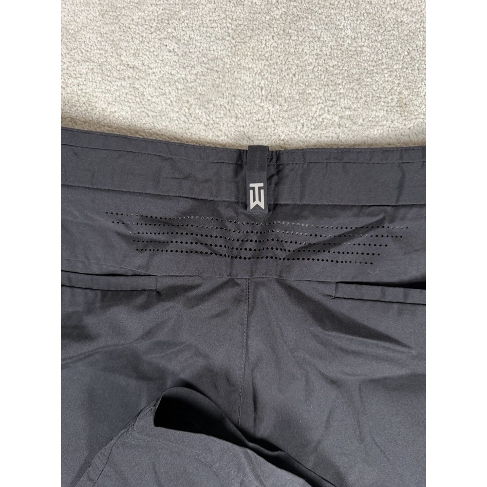 Nike Tiger Woods Golf Black Pants‎ Men's Size 33x32 Stretch Performance Vented**